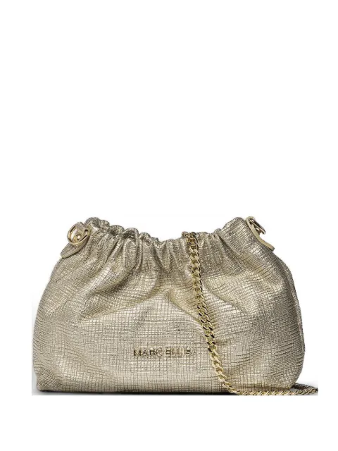 Marc Ellis Helena ruched shoulder bag Gold HELENASUEDERF