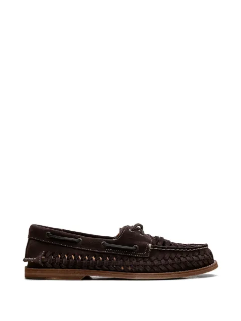 Sperry Gold Cup woven boat shoes Brown 17044208