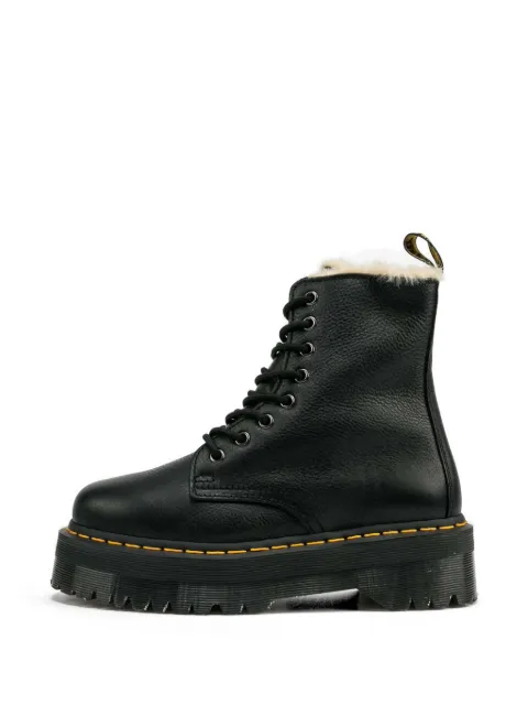 Dr Martens lace-up platform boots Black 25637001
