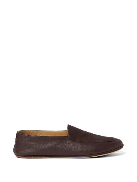 Loro Piana Anton lambskin loafers Brown FAQ2451