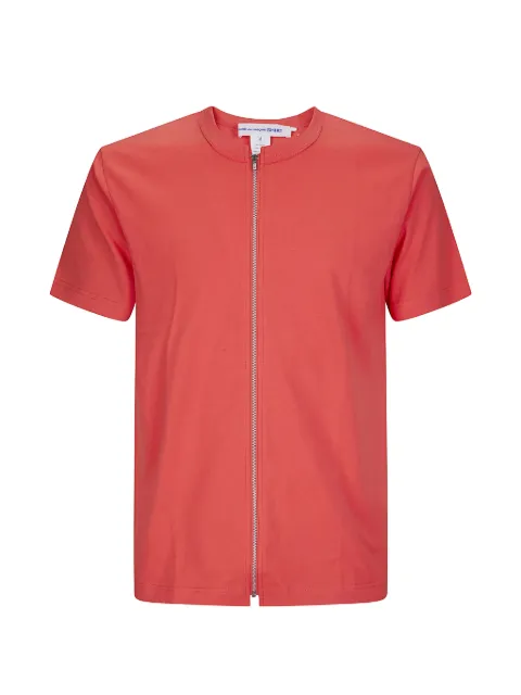 Comme Des Garçons Shirt zip-up T-shirt Red FQT017