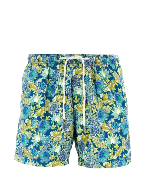 PENINSULA SWIMWEAR floral swim shorts Blue P26SBS002BOTANICABT02