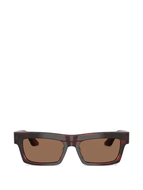 Oliver Peoples x Khaite 1985C rectangle-frame sunglasses Brown OV5607SU