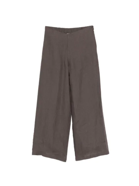 Su wide-leg trousers Brown S6L501