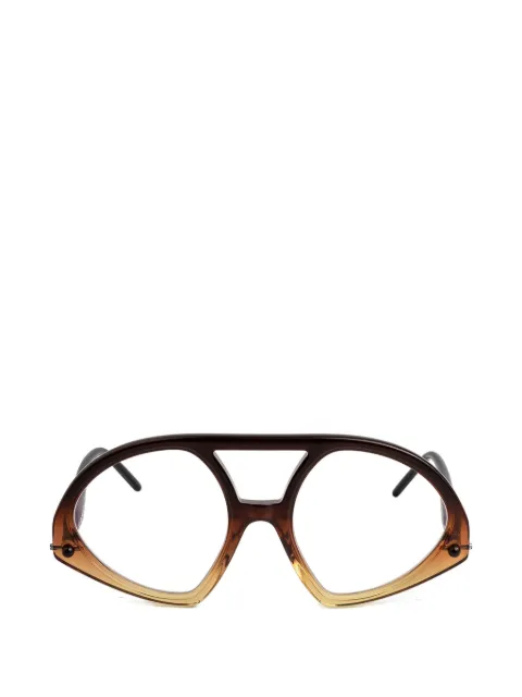 Kuboraum Truman Capote sunglasses Brown P31TMN