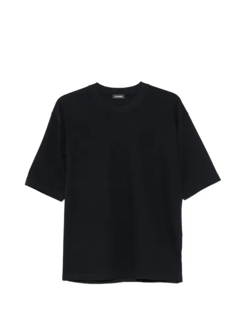 Cenere GB ribbed-trim T-shirt Blue 0316J8501U