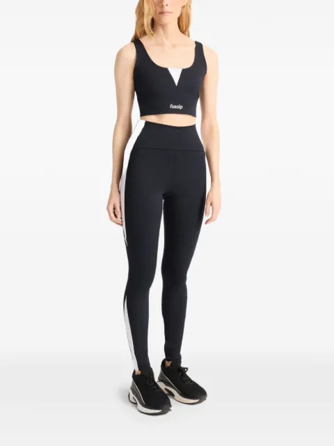 Fusalp side-stripe leggings Black 26EJ1504