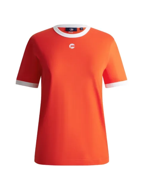 Fusalp Tanixa contrast-trims T-shirt Orange 26EJ1117