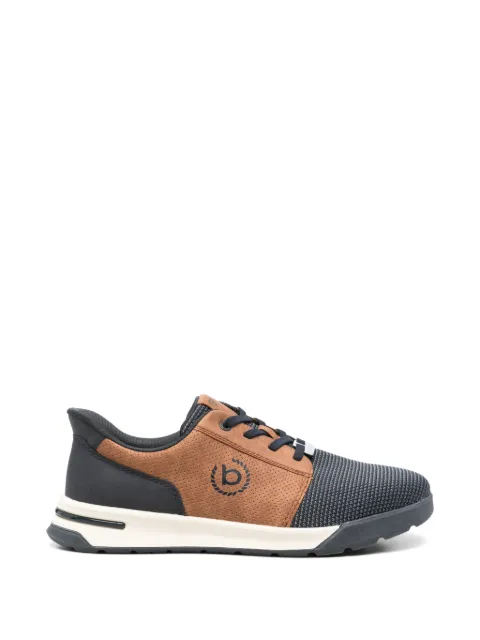 Bugatti perforated-details panelled sneakers Blue 321AWP0269506341