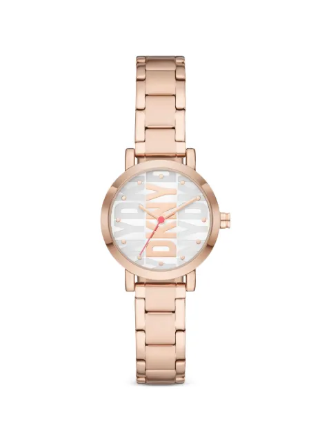 DKNY Soho logo-print 28mm watch Silver NY6648