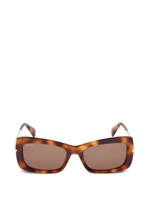 Max Mara Eyewear rectangle-frame sunglasses Brown MM0194