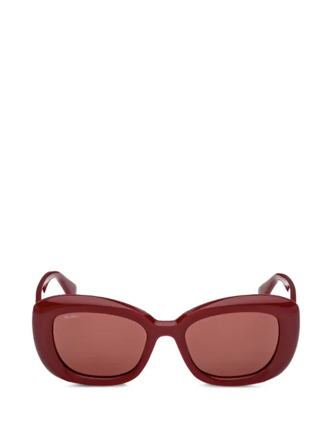 Max Mara Eyewear oval-frame sunglasses Red MM0170