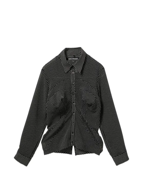 Junya Watanabe polka dot blouse Black JQB001