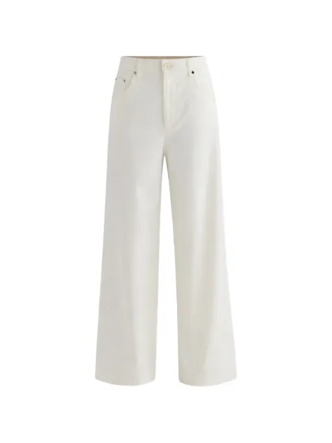 Erika Cavallini wide-leg trousers White P5WH02