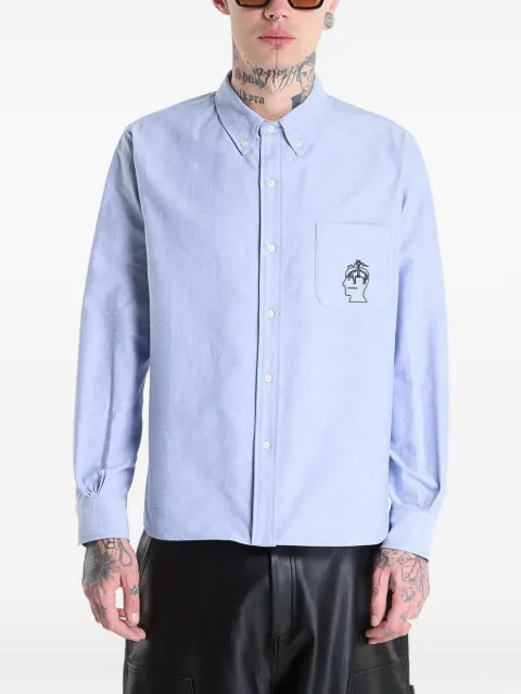 Brain Dead BBC Selvedge shirt Blue F25T24O04602