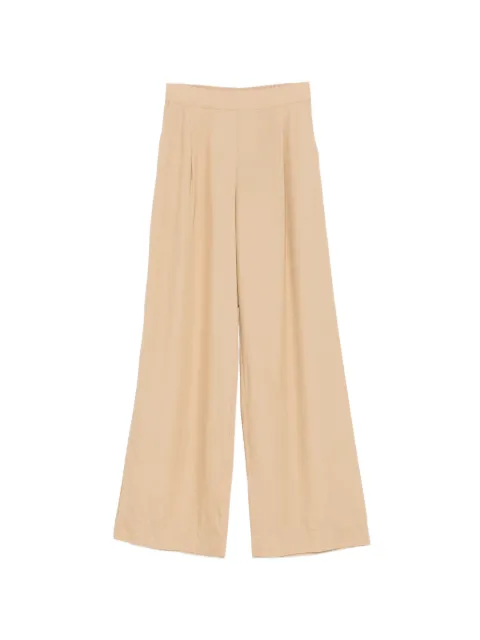 DIXIE pleated wide-leg trousers Neutrals PDPIUDMA