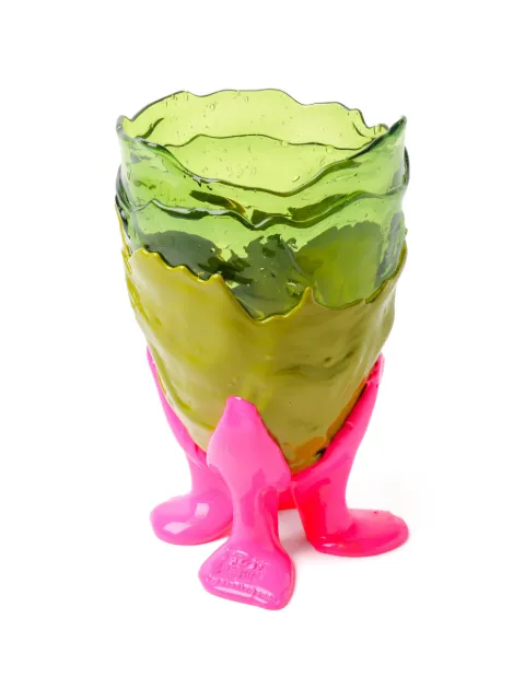 Fish Design by Gaetano Pesce x Browns exclusive two-tone medium vase Green FDV5011