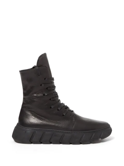 PURO Speedy Return leather ankle sneakers Black M3130
