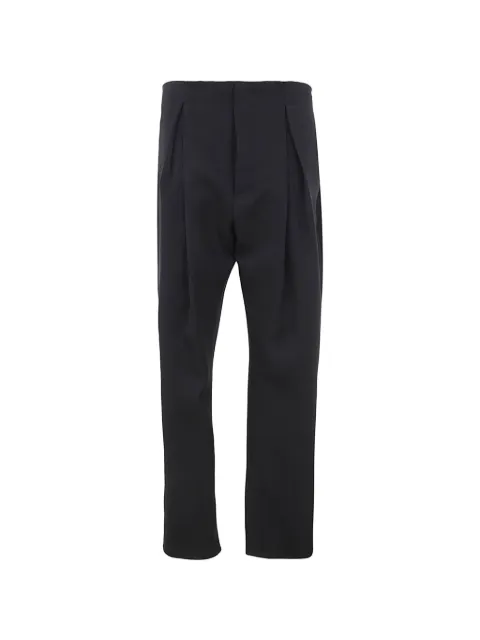 SAPIO pleat pocket trousers Black N88GABARDINE