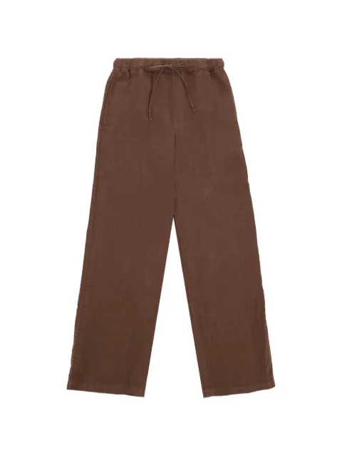 Fortela Jaleh drawstring-fastening trousers Brown WJALEHMY003BRW