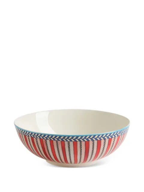 Lisa Corti Jungle Parrot porcelain salad bowl Red 0BOWL23PCLJGP40U