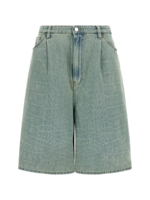 Nude Kate animal-effect shorts Blue 1103E26475150