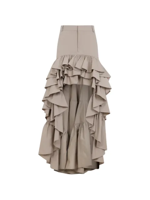 Moschino ruffled skirt Neutrals 251E01180514