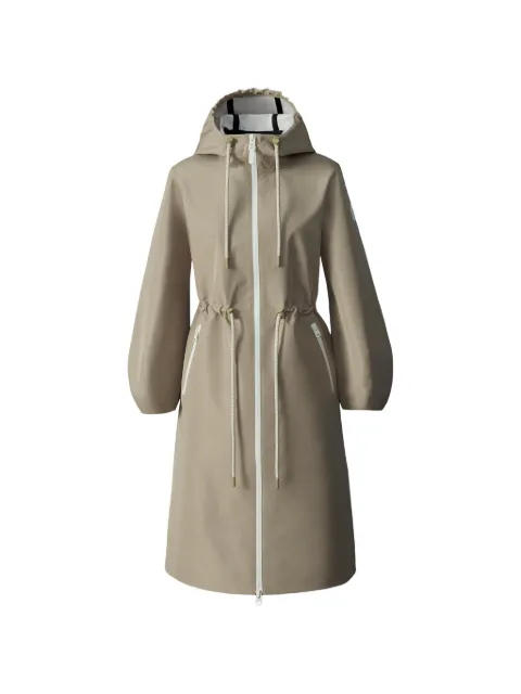 Mackage Mekelle-Z drawstring hooded raincoat Neutrals P003423MEKELLEZ