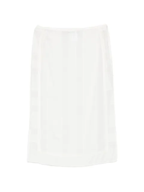 Low Classic layered midi skirt White LW265SK06