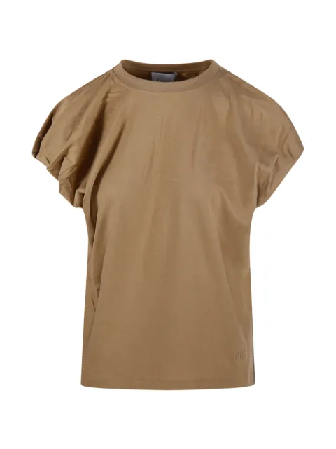Nude gathered T-shirt Neutrals 1103E26438