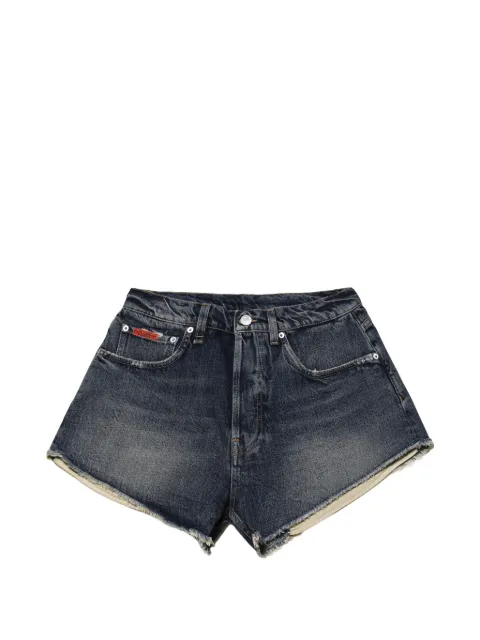 Martine Rose frayed denim shorts Blue 269WD14537