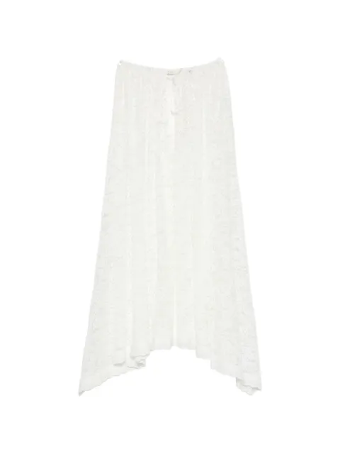 DÔEN Zinnia lace-knit skirt White 29753197