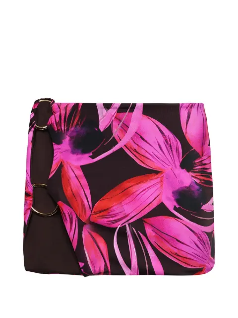 Louisa Ballou floral mini skirt Pink 115103