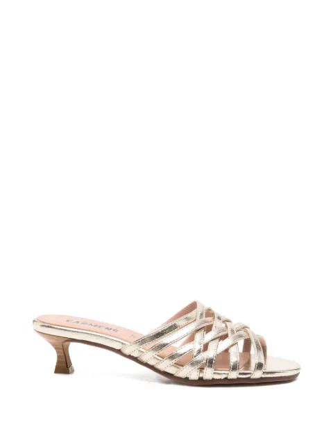 Carmens leather sandals Gold 57188