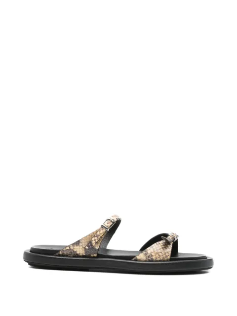 POEVE buckle sandals Neutrals ARE14