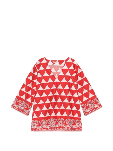 MALIPARMI V-neck shirt Red JM558115216B3036