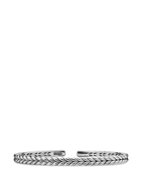David Yurman chevron flex bracelet Silver B35561MSS
