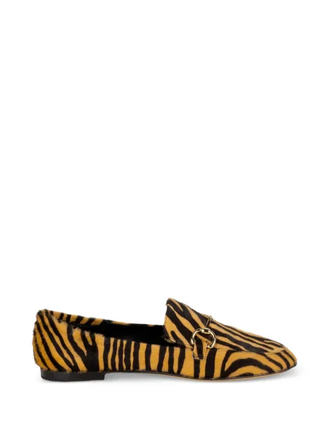 Pomme D´Or zebra-pattern loafers Neutrals 0160OZEBRA7091