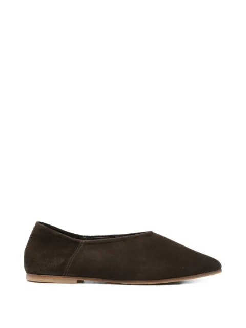 babú Milano pointed-toe ballet flats Brown DSDTDMVBROWN