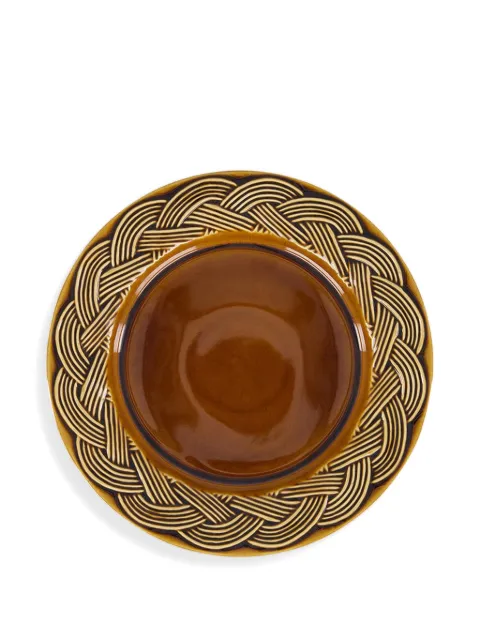 HOUSE OF CAPRICORN ceramic dessert plate Brown 90110