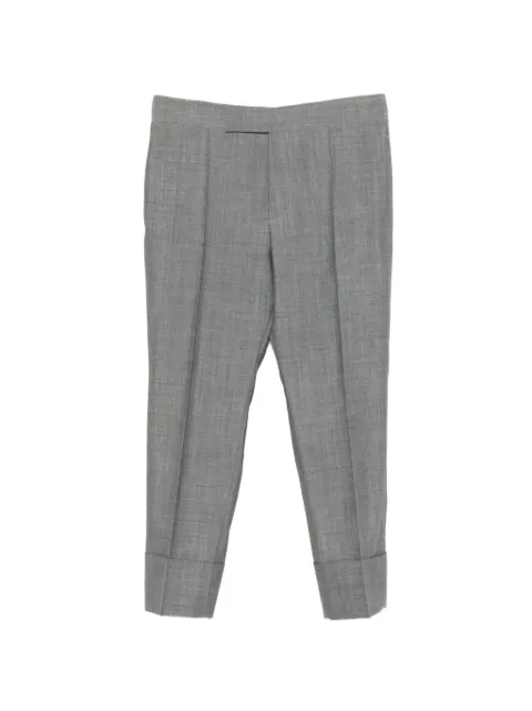 SAPIO pressed-crease turn-up trousers Grey SS26N7