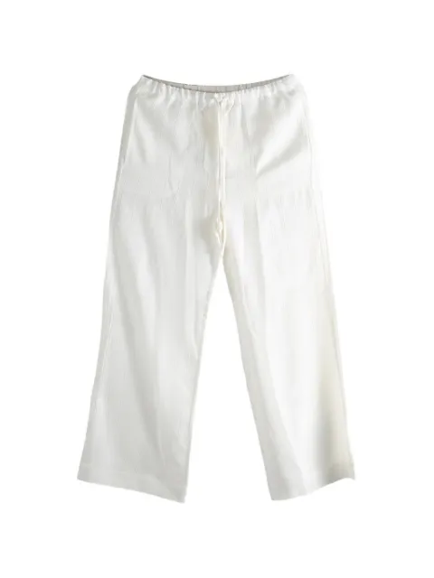 TOTEME drawstring-fastening trousers White 262WRB0489FB0192188