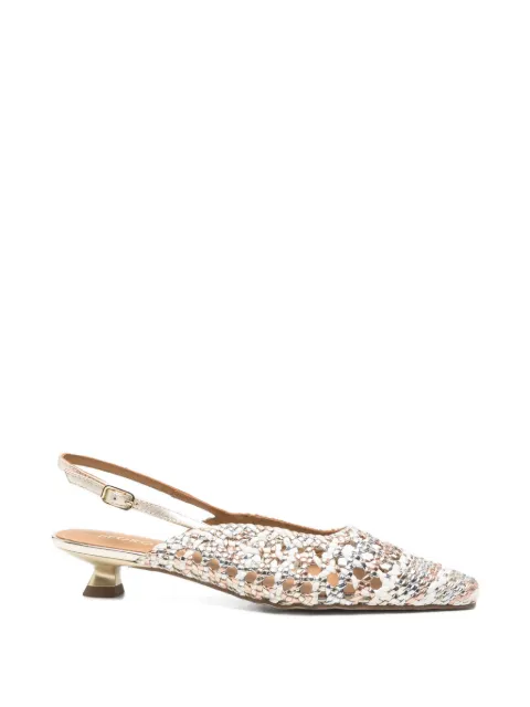 Pedro Miralles pointed-toe mules Silver 18596