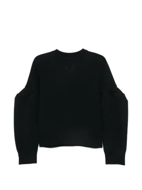 sacai puff-sleeve sweater Black 2608346