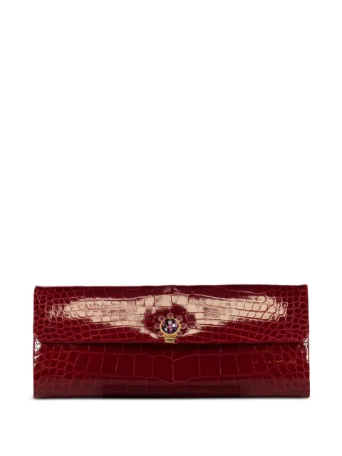 JADA LOVELESS Classic Roll clutch bag Red JL504AJROUGE