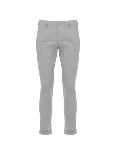DONDUP button-detail trousers Grey UP235CS0189U002