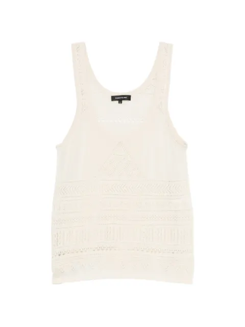 Barbara Bui openwork tank top Neutrals H4228LXA