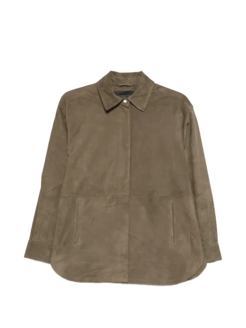 Giorgio Brato suede long-sleeve shirt Brown GD26S29098CM