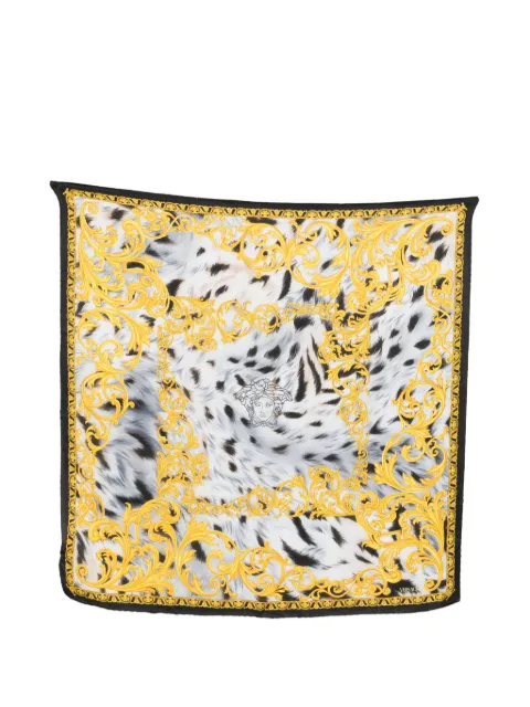 Versace Pre-Owned 1990s silk scarf Black VE250ATP