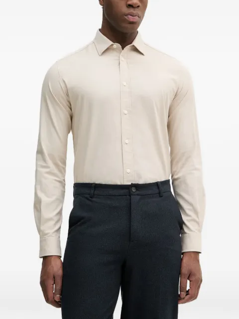 Mos Mosh long-sleeved buttoned shirt Neutrals 508090